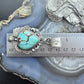 Sterling Silver Southwestern Style Large Chubby Teardrop Sierra Bella Turquoise Pendant For Women