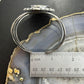 Sterling Silver Southwestern Style Oval Charoite Decorated Bracelet For Women