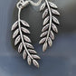 Sterling Silver Leaf Design Fashion Dangle Earrings For Women