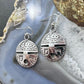 Brad Panteah Sterling Silver Overlay Decorated Maiden Face Dangle Earrings For Women #1