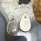 Sterling Silver Southwestern Style Teardrop Turquoise Dangle Earrings For Women