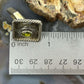 Anthony Kee Native American Sterling Silver Square Cufflinks w/Peridot For Men