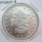 US One Troy Ounce .999 Fine Silver Round Morgan Design #102525-6HXPE
