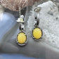 Carolyn Pollack Sterling Silver Oval Yellow Jasper Dangle Earrings For Women