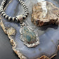 Sterling Silver Southwestern Style Teardrop Sediment Jasper Pendant For Women