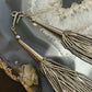 Vintage Sterling Silver 27 Strand Liquid Silver 28" Necklace For Women