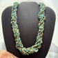 Desert Rose Trading Sterling Silver 5 Interwoven Strand Rough Turquoise Necklace For Women
