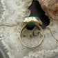 Sterling Silver Southwestern Style Oval Amazonite Decorated Ring Size 10 For Women