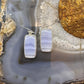 Sterling Silver Southwestern Style Lace Agate Dangle Earrings For Women