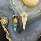 Sterling Silver Southwestern Style Multistone Dangle Earrings For Women #4