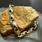 Sterling Silver Swirl Link Fashion 9" Bracelet/Anklet For Women