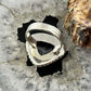 Sterling Silver Southwestern Style Wide Teardrop Dendrite Agate Ring Size 6.5 For Women