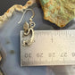Vintage Native American Sterling Silver Kokopelli Dangle Earrings For Women