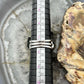 Sterling Silver Southwestern Style Mohave Turquoise Cluster Ring Size 7.5 For Women