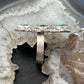 Sterling Silver Southwestern Style 3 Sonora Gold Turquoise Adjustable Ring For Women