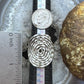 Sterling Silver Elliptic Swirly Rope Pattern Fashion Ring For Women,Taxco Mexico