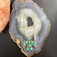 Sterling Silver Southwestern Style Kingman Turquoise Thunderbird Pendant Necklace #2