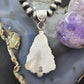 Sterling Silver Southwestern Style Triangle Shattuckite Pendant For Women