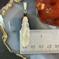 Anthony Gatewood Sterling Silver Onyx Beads Feather Pendant For Women
