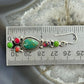 Sterling Silver Southwestern Style Multistone Dangle Earrings For Women