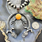Eva & Linberg Billah Native American Sterling Silver Orange Spiny Oyster Unisex Naja Pendant