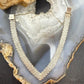 Vintage Sterling Silver 7" Fashion V Shape Link Bracelet For Women, Made in Mexico
