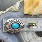 Tommy & Rosita Singer Sterling Silver Overlay w/Turquoise Unisex Pendant #1