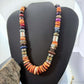 Tommy & Rosita Singer Sterling Silver Spiny Oyster & Multistone Beads 20" Necklace For Women