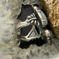 Carolyn Pollack Sterling Silver Amazonite Decorated Ring Size 5 For Women