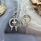 Sterling Silver Southwestern Style Naja Dangle Earrings For Women