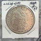 1889 US 90% Morgan Silver Dollar VF-XF #21626-6HO