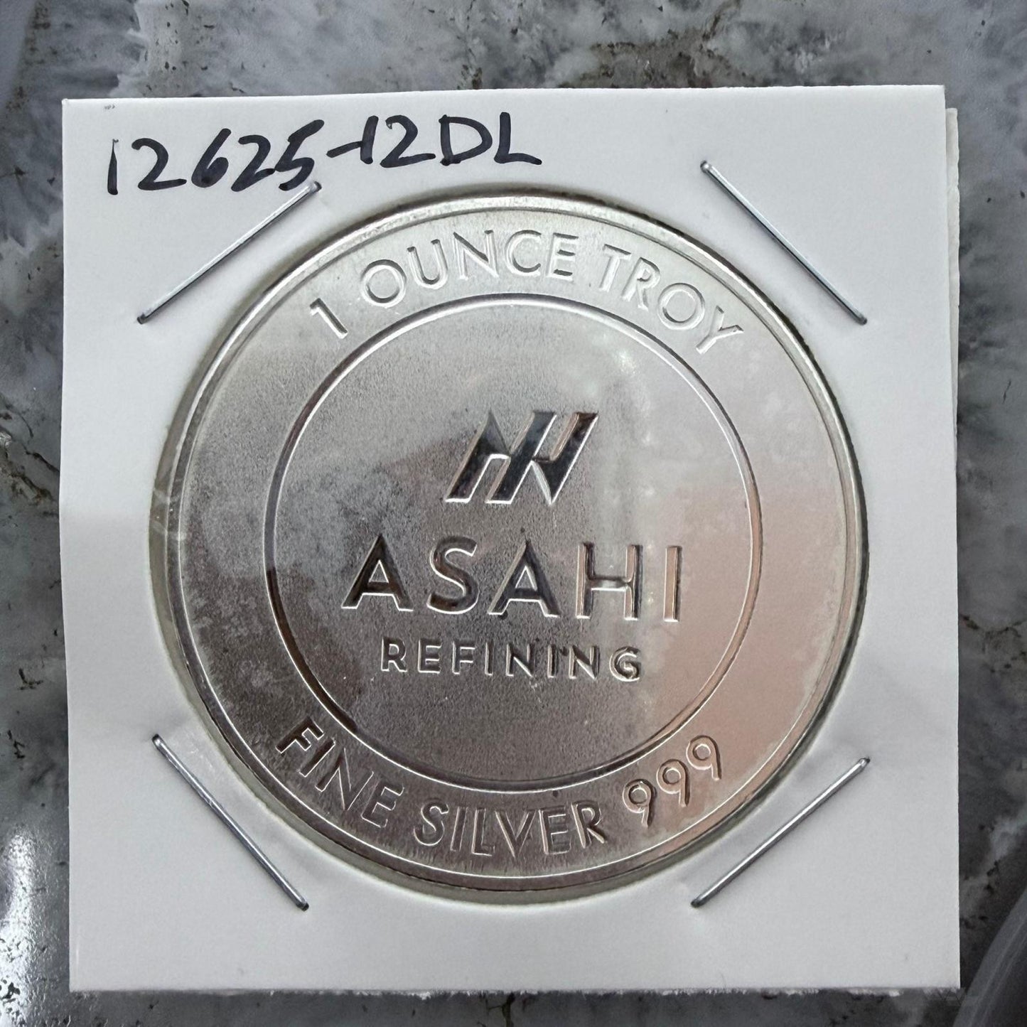 One Troy Ounce .999 Pure Silver Asahi Refining #12625-12DL