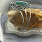 Sterling Silver Southwestern Style Large Teardrop Shattuckite Bracelet For Women #1