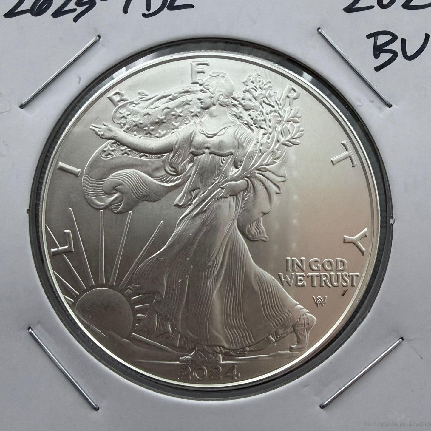 US 2024 1.0 Troy Ounce .999 American Eagle BU Condition #12625-7DL