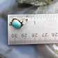 Sterling Silver Southwestern Style Square Turquoise Stud Earrings For Women