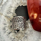 Sterling Silver Open Weave Tapered Fashion Band Ring For Women