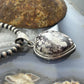 Sterling Silver Southwestern Style Wild Horse Heart Pendant For Women #1
