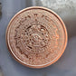 New Tube of 20 One AVDP Ounce .999 Fine Copper Mexico Cuauhtemoc Rounds Mint