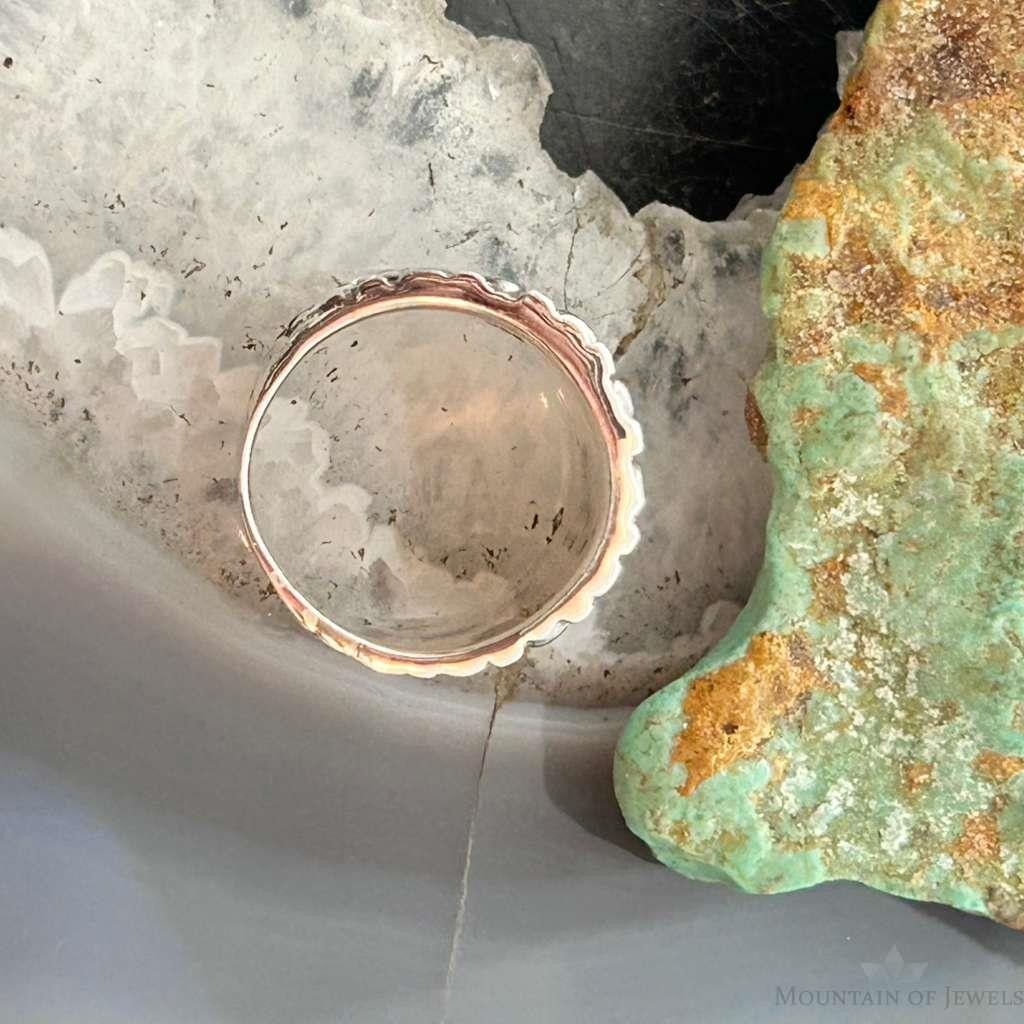 Sterling Silver Rounded Silver Balls Fashion Ring Size 6.5 For Women