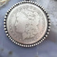 Genuine 90% Silver 1892 US Morgan Dollar Decorated Unisex Pendant