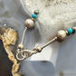 Carolyn Pollack Sterling Turquoise,Liquid Silver,Swirl Spindle 20" Necklace For Women