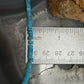 Sterling Silver 4mm Turquoise Disk Beads 17" Necklace For Women