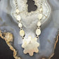 Sterling Silver Southwestern Style Turquoise 20" Cluster Necklace For Women