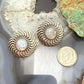 Carolyn Pollack Sterling Silver Round Moonstone Clip-On Stud Earrings For Women