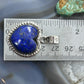 Sterling Silver Southwestern Style Lapis Heart Decorated Pendant For Women #2
