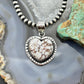Sterling Silver Southwestern Style Wild Horse Decorated Heart Pendant For Women #2