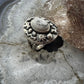 Carolyn Pollack Sterling Silver White Buffalo Petroglyph Ring Size 9 For Women