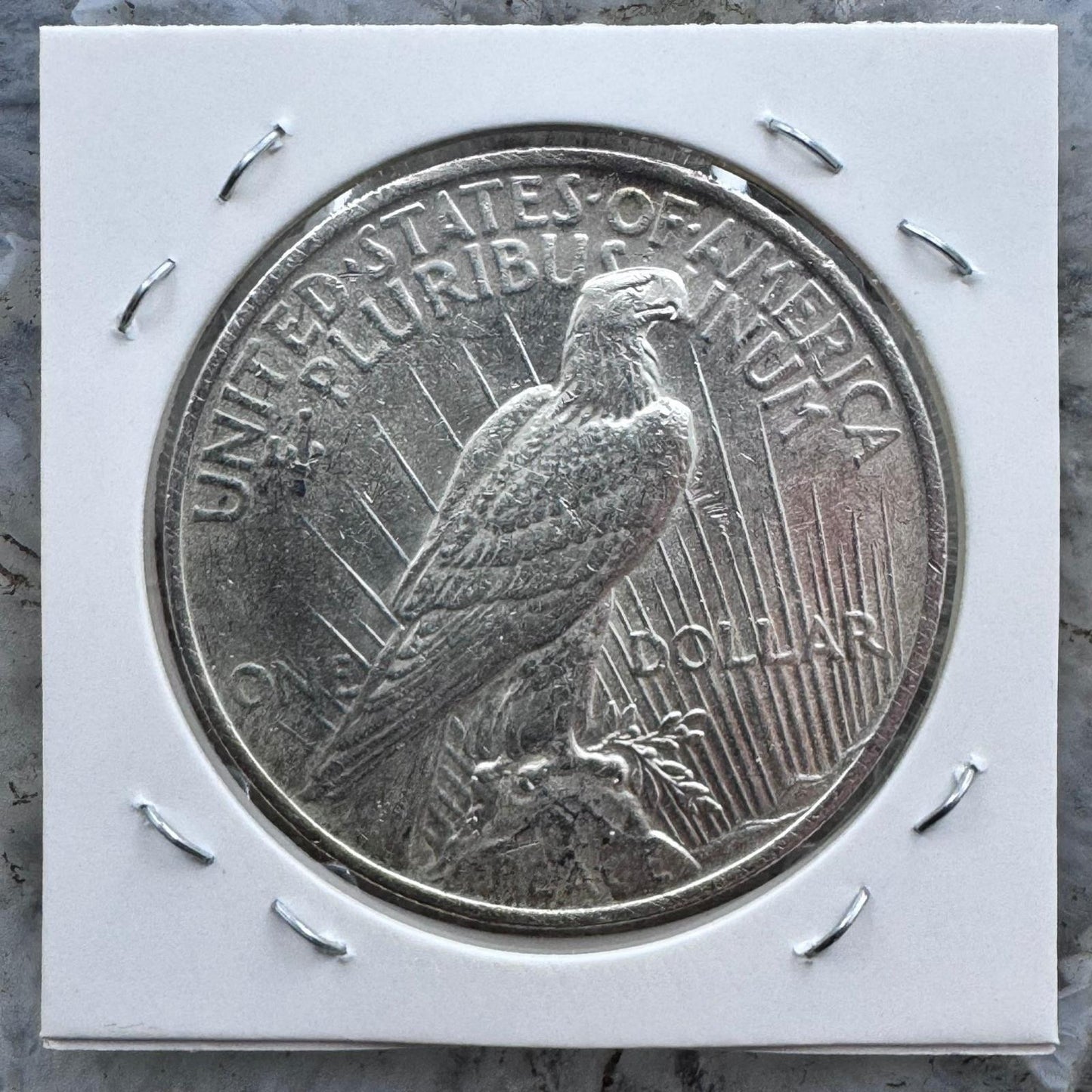 1923 US 90% Peace Silver Dollar VF-XF #61325-6OX