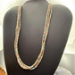 Vintage Native American 3 Strands Heishi Beads &Turquoise 30" Necklace For Women