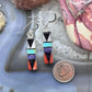 Starllie & Sheryl Edaakie Sterling Silver Multistone Inlay Dangle Earrings For Women #3